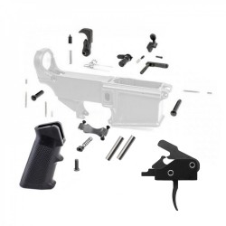 308 Lower Parts Kit w/ Standard Grip &  Drop-In Trigger System